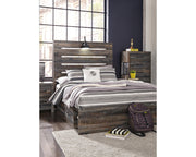 Drystan Full Panel Bed with 4 Storage Drawers