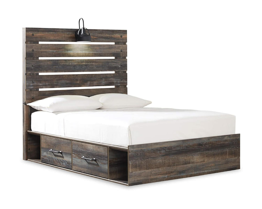 Drystan Full Panel Storage Bed and Dresser