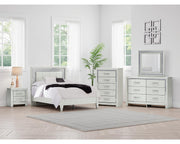 Zyniden Full Upholstered Panel Bed