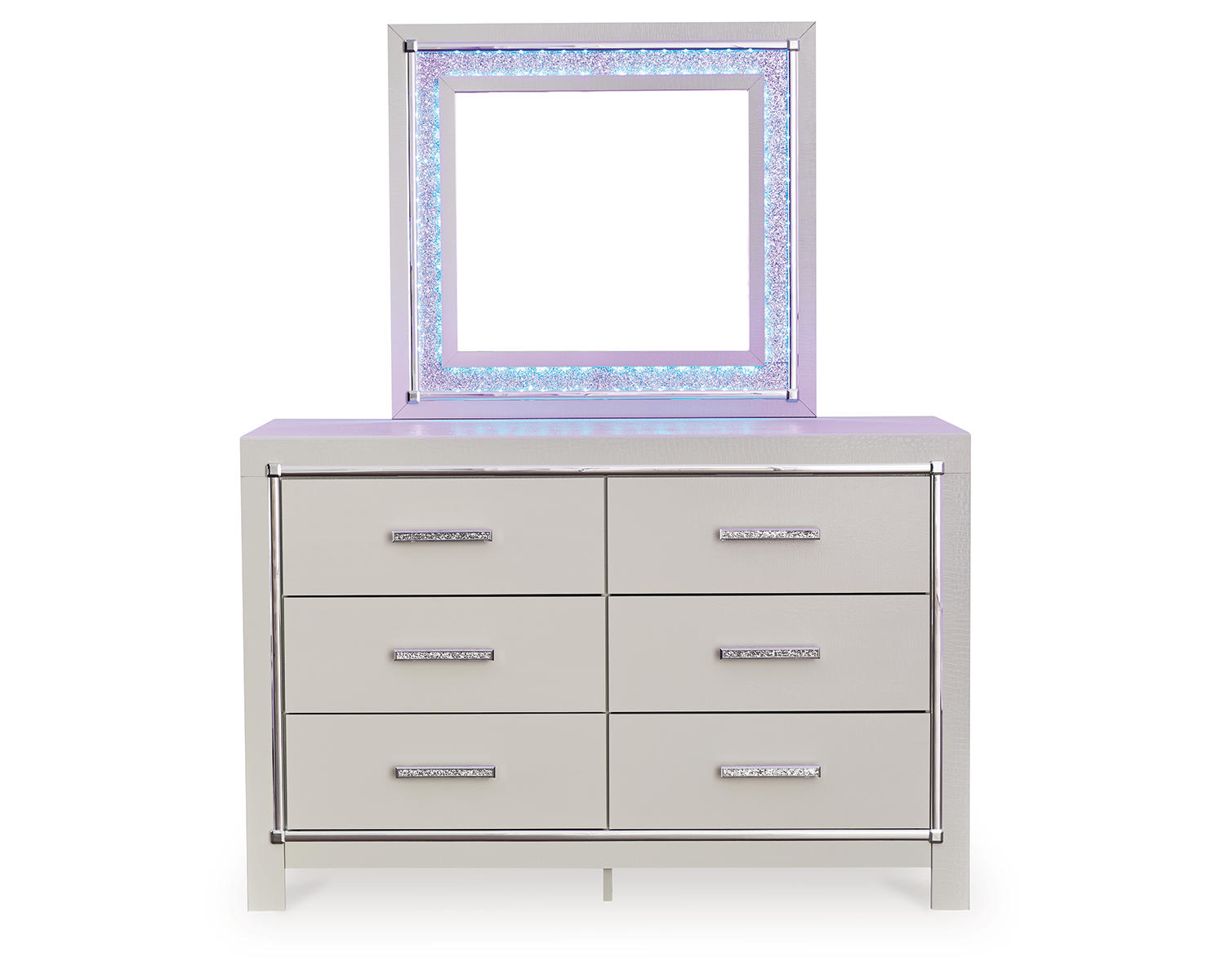 Zyniden Queen Panel Bed, Dresser, Mirror, Chest and Nightstand