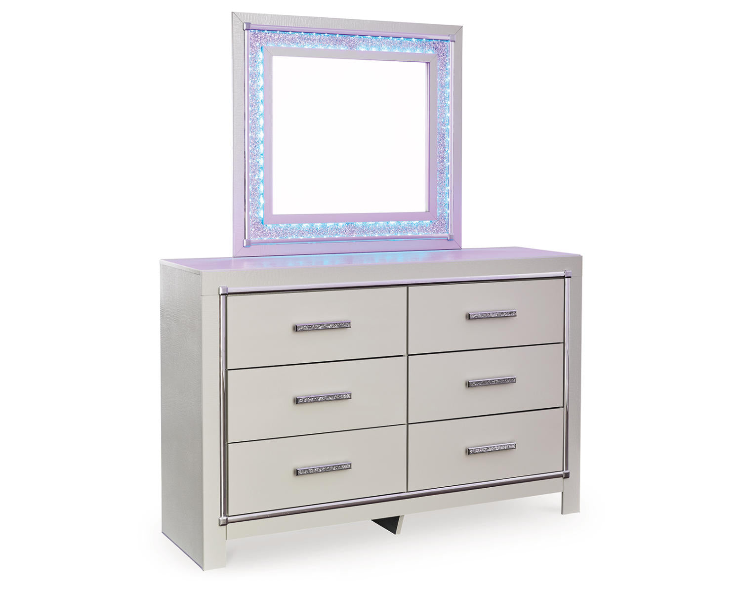 Zyniden Queen Panel Bed, Dresser, Mirror, Chest and Nightstand