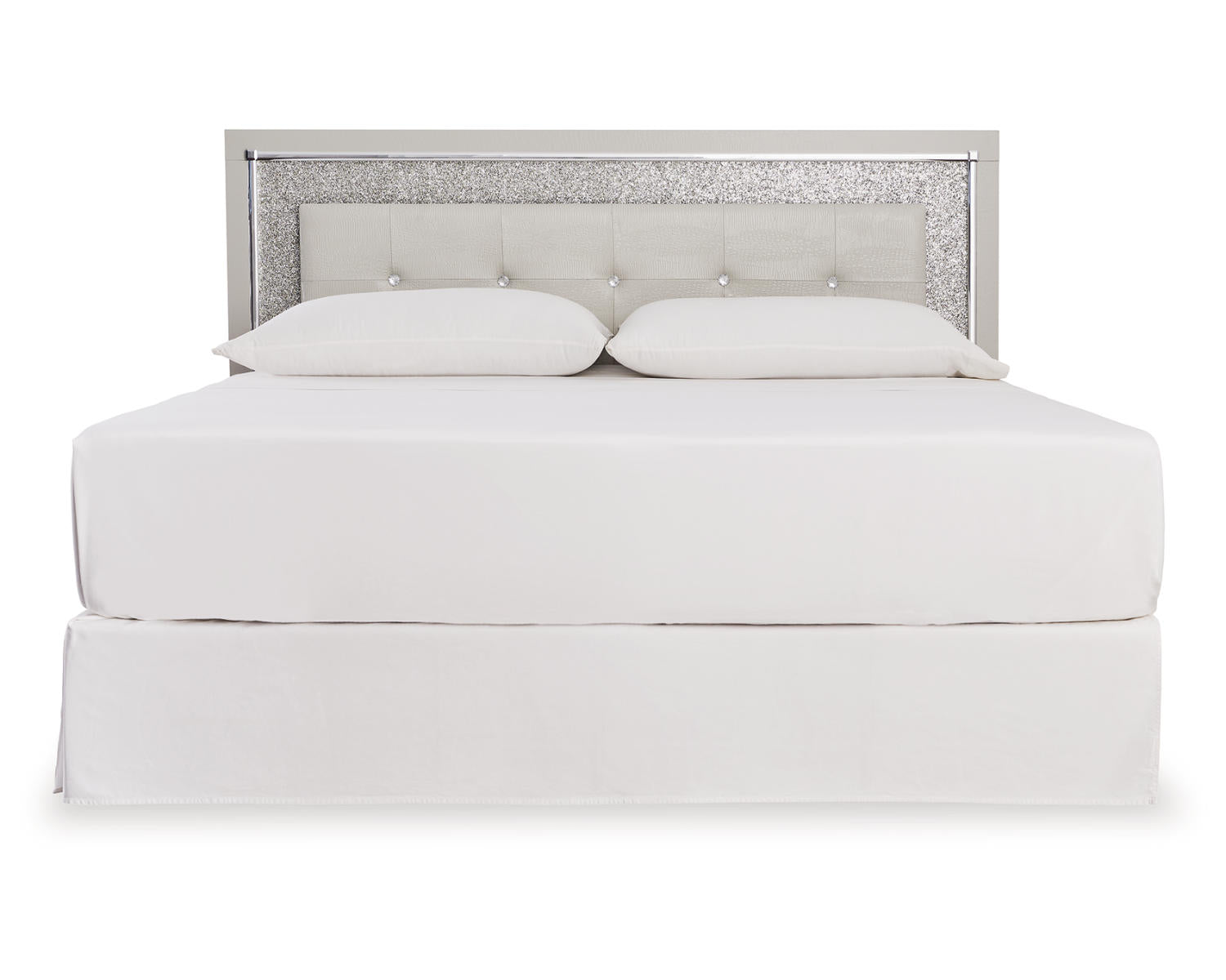 Zyniden King Upholstered Panel Headboard