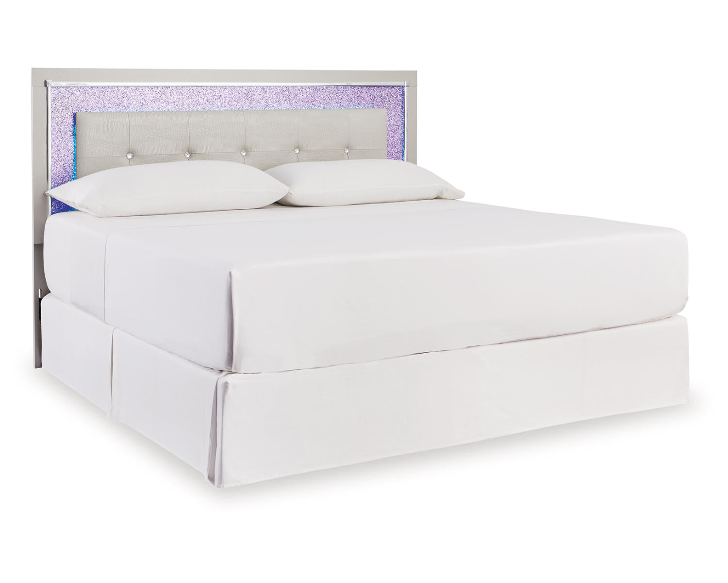 Zyniden King Upholstered Panel Headboard