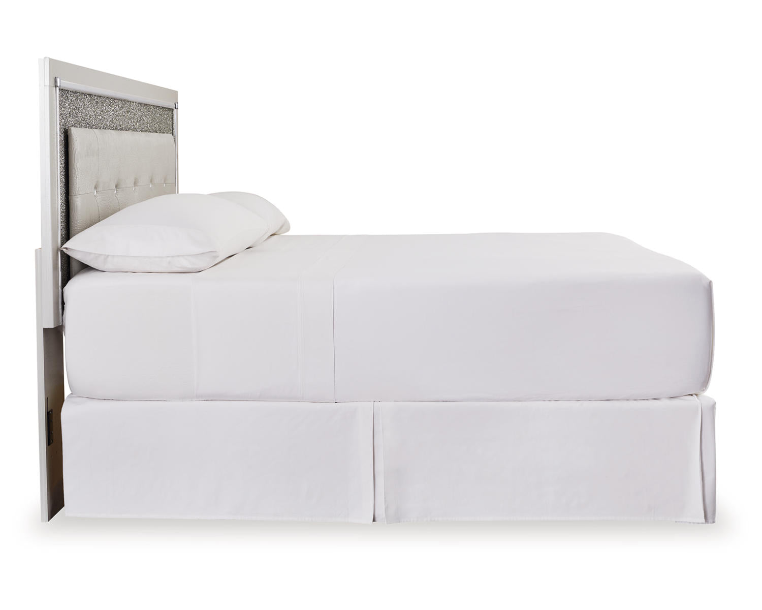 Zyniden King Upholstered Panel Headboard