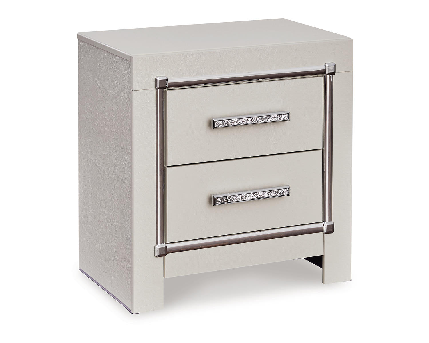 Zyniden Queen Upholstered Panel Bed, Dresser, Mirror, Chest and 2 Nightstands