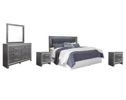 Lodanna King/Cal King Panel Headboard, Dresser, Mirror and 2 Nightstands