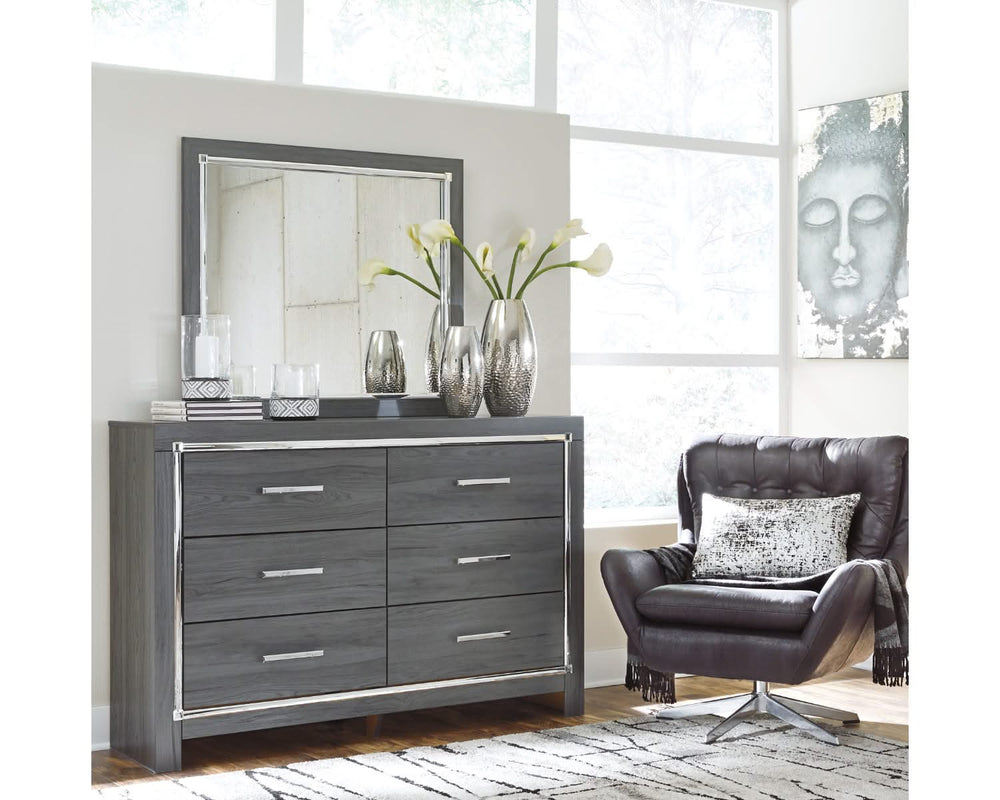 Lodanna Queen Panel Bed, Dresser, Mirror, Chest and 2 Nightstands