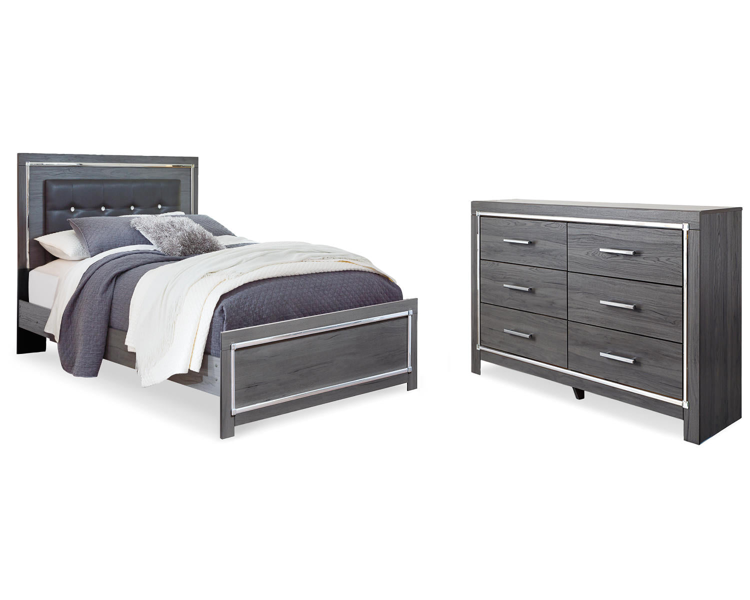 Lodanna Queen Panel Bed and Dresser