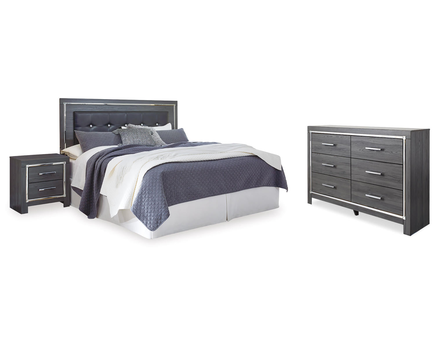 Lodanna King/Cal King Panel Headboard, Dresser and Nightstand