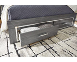 Lodanna Queen Storage Bed and Nightstand