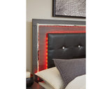 Lodanna King Upholstered Storage Bed, Dresser and Mirror