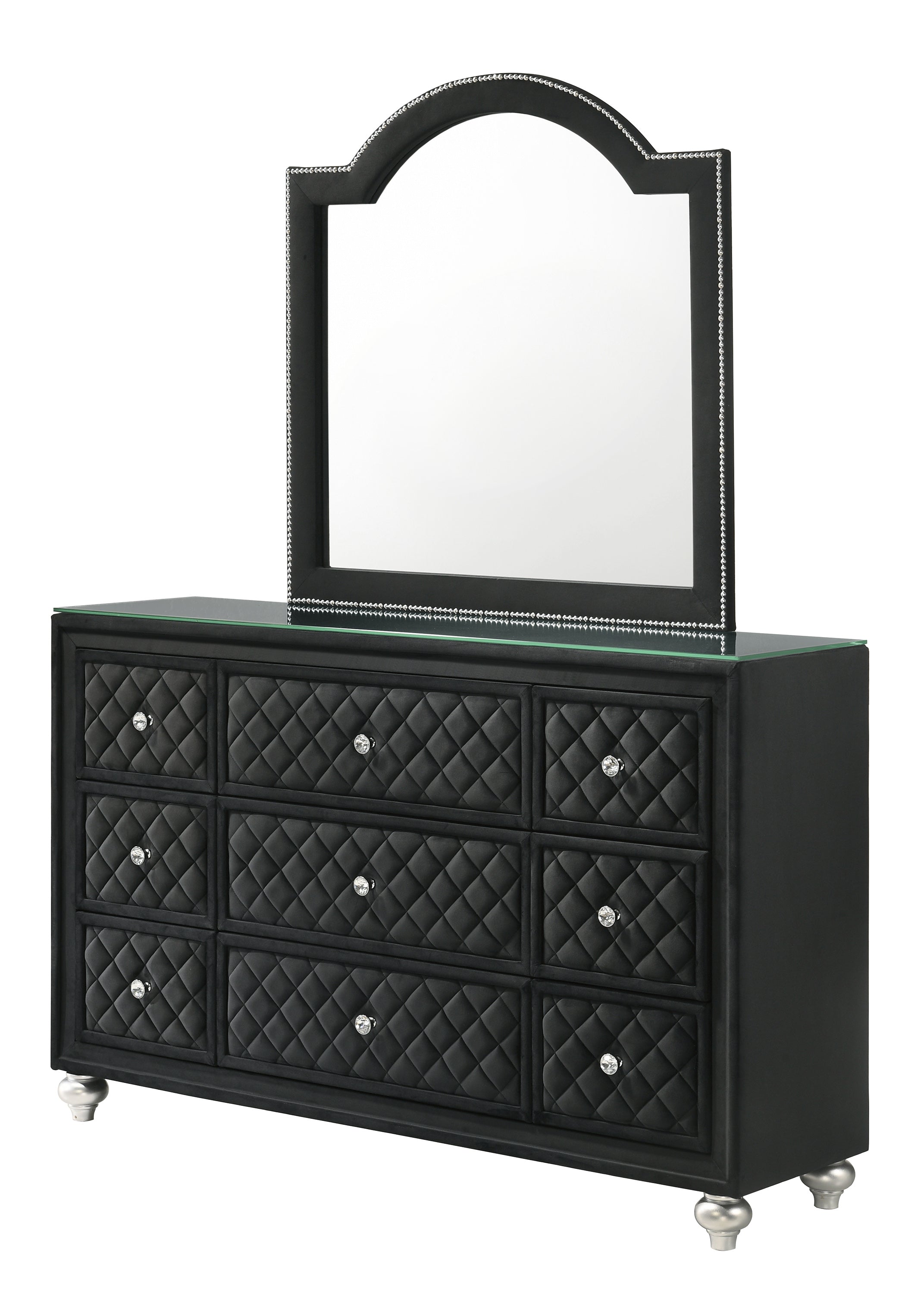 CAMEO DRESSER TOP - BLACK