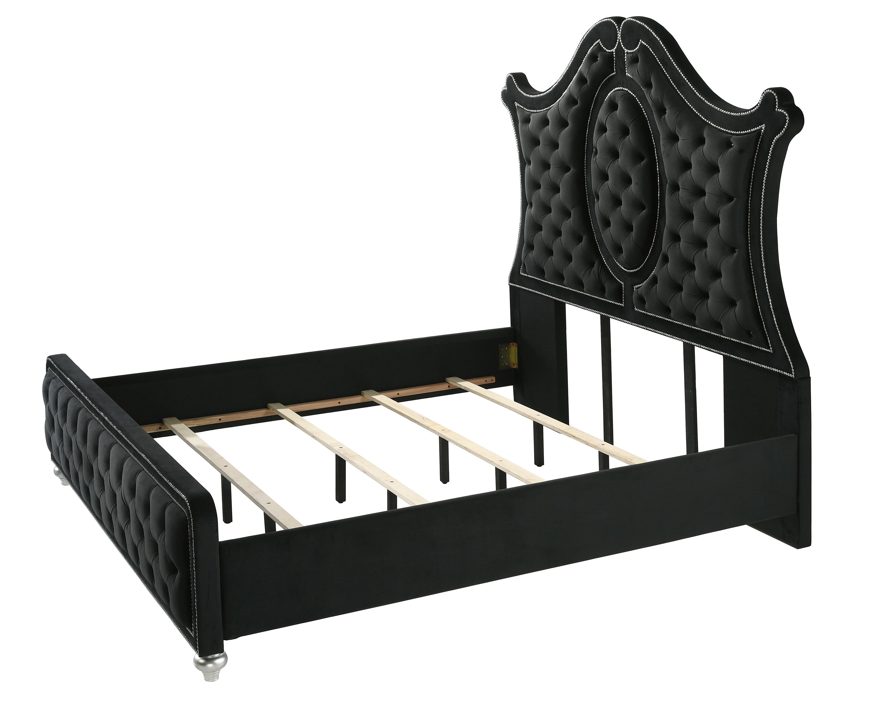 CAMEO KING HEADBOARD - BLACK
