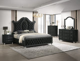 CAMEO QUEEN HEADBOARD - BLACK