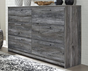 Cama, cómoda y mesita de noche con almacenamiento de paneles completos Baystorm