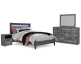 Baystorm Queen Panel Bed, Dresser, Mirror and Nightstand