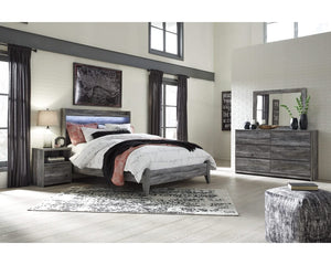 Baystorm Queen Panel Bed, Dresser, Mirror and Nightstand