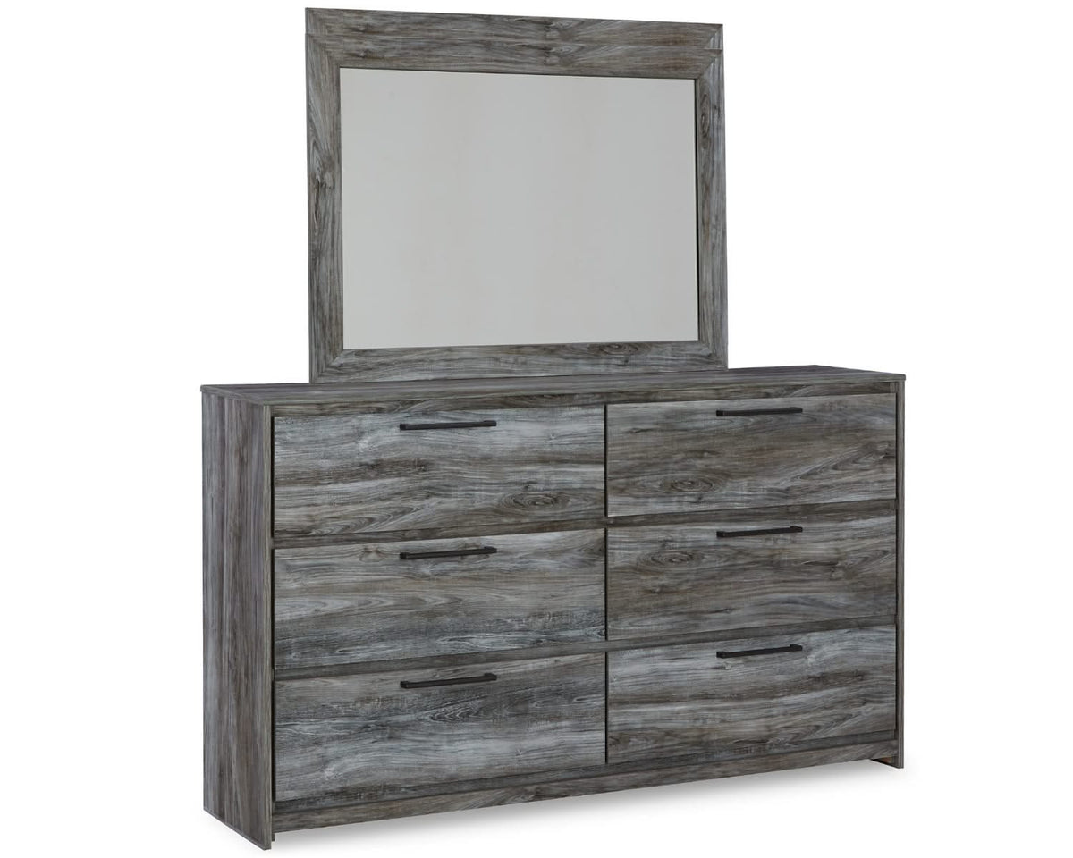 Baystorm Full Panel Bed, Dresser and Mirror