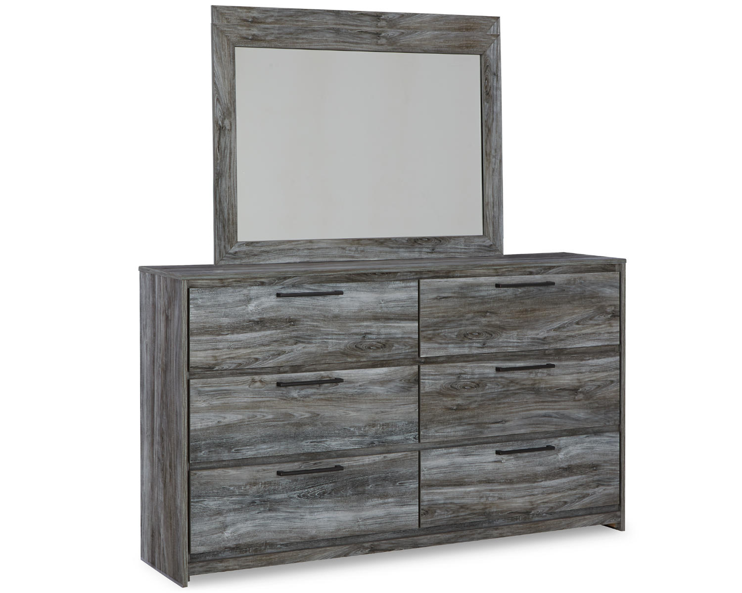 Baystorm Queen Panel Bed, Dresser and Mirror
