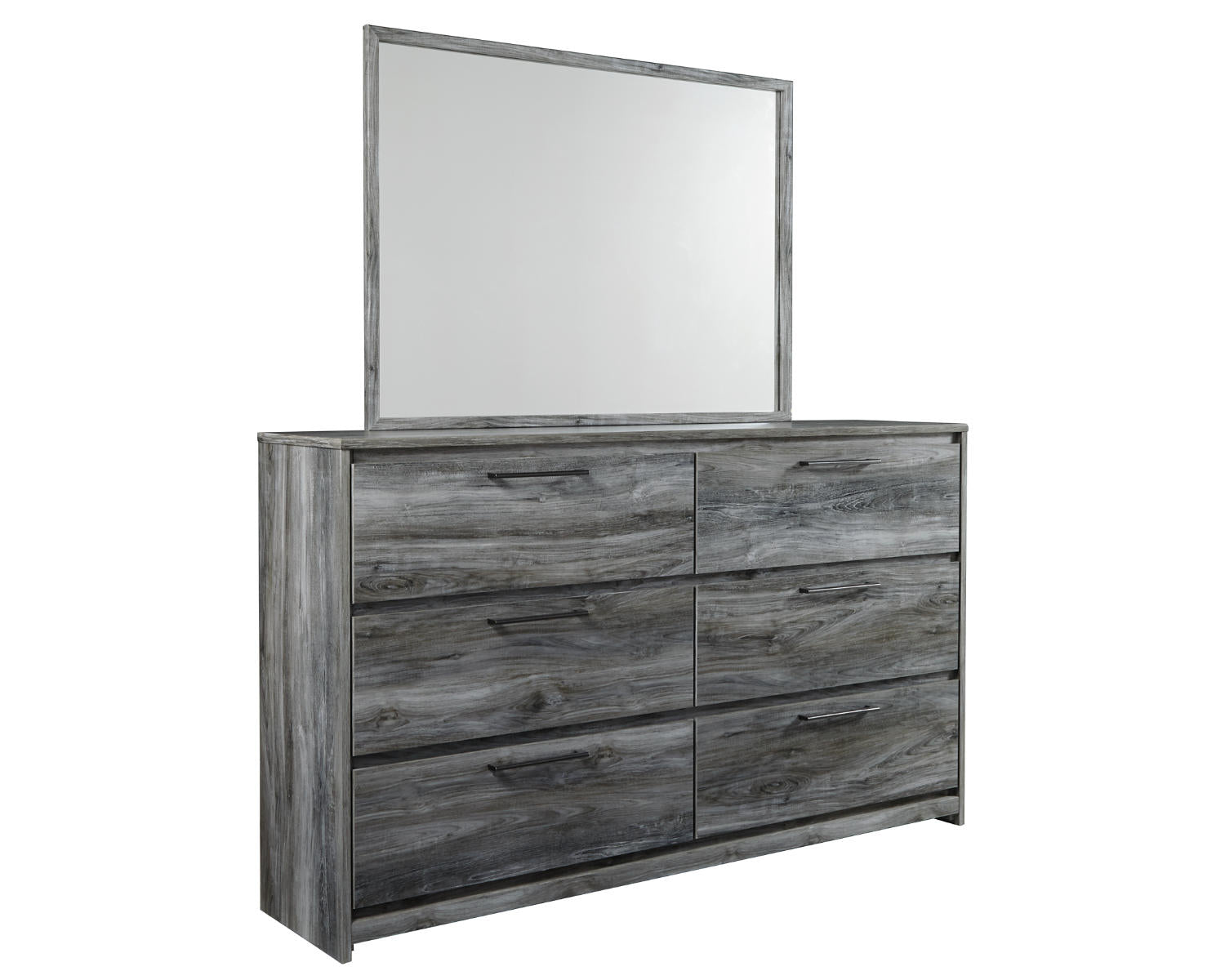 Baystorm Full Panel Bed, Dresser, Mirror and Nightstand