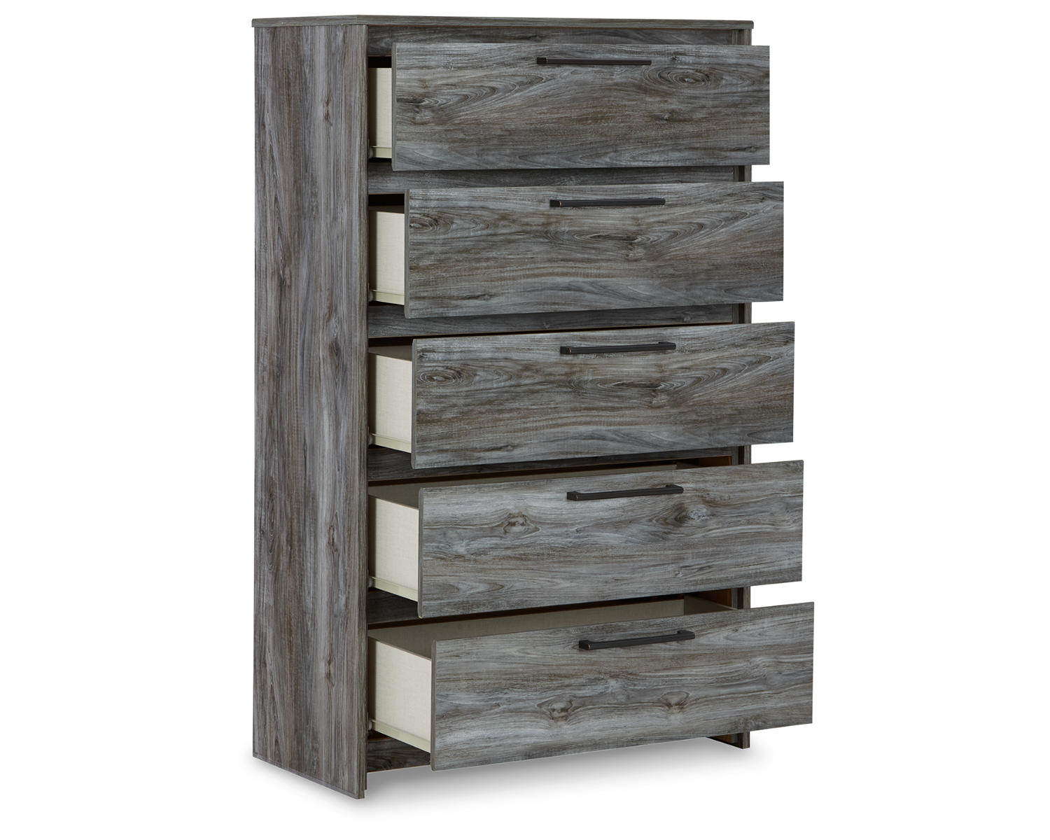 Baystorm King Storage Bed, Dresser, Mirror, Chest and Nightstand