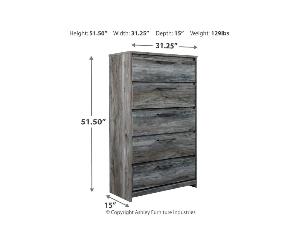 Baystorm King Panel Storage Bed with Chest