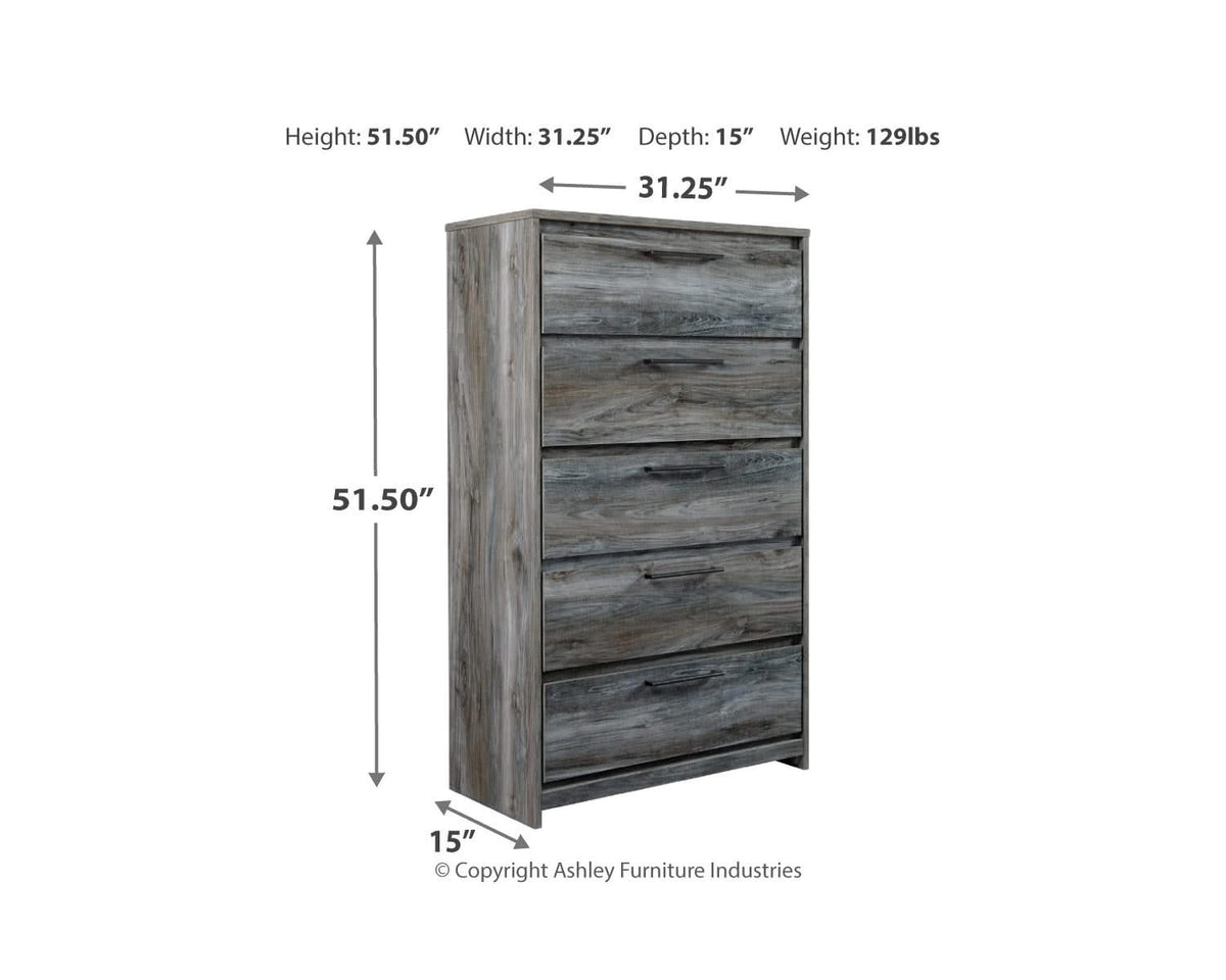Baystorm King Panel Storage Bed with Chest