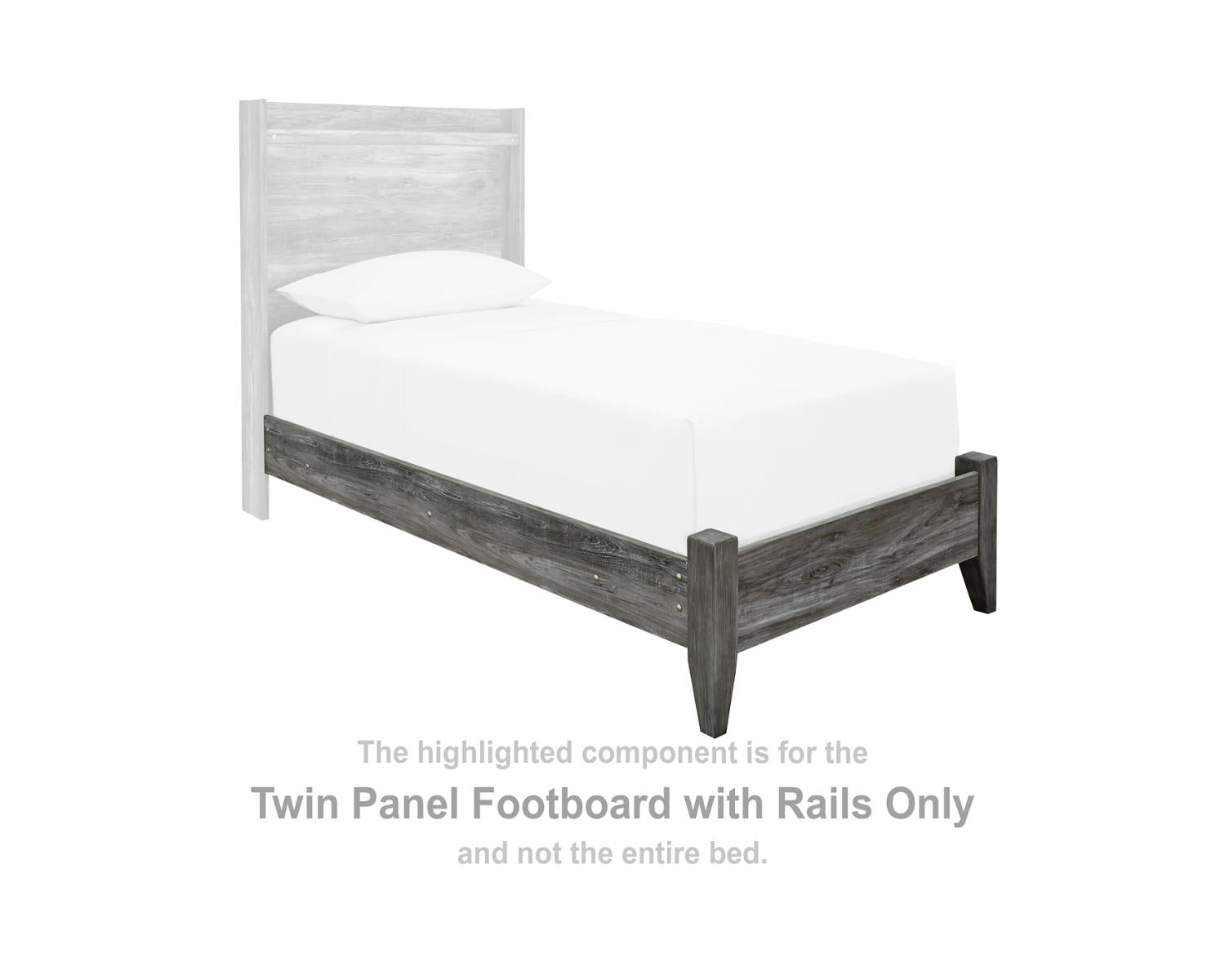 Baystorm Twin Panel Footboard with Rails