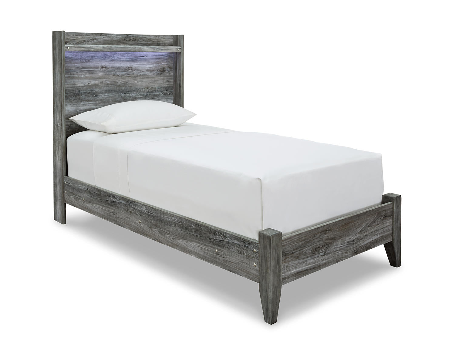Baystorm 2 Twin Panel Beds, 2 Mattresses, 2 Foundations, and Chest