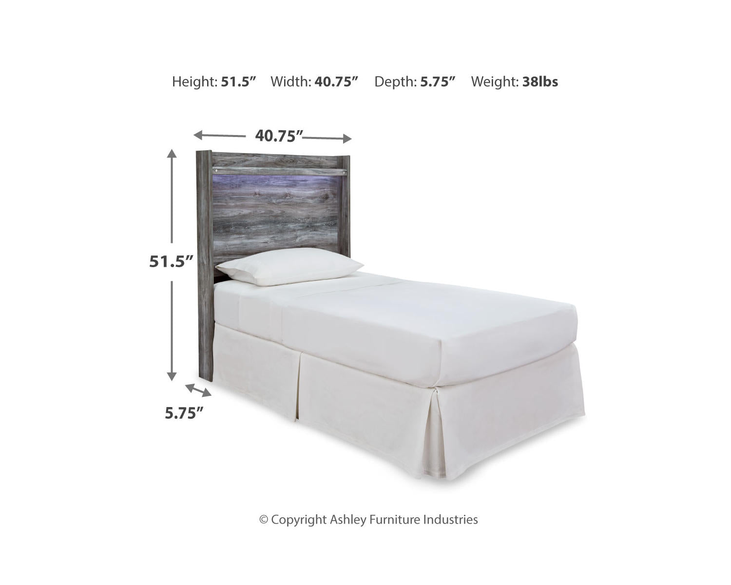 Baystorm Twin Panel Headboard