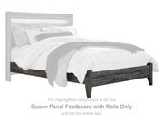 Baystorm Queen Panel Footboard with Rails