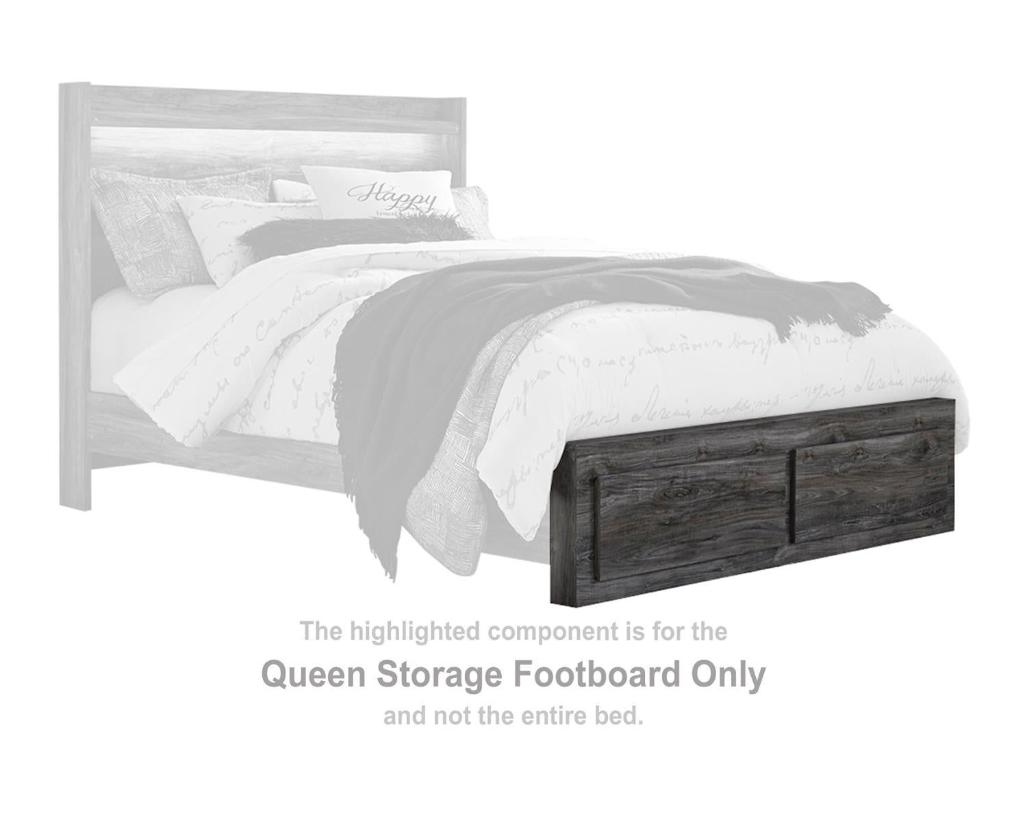 Baystorm Queen Storage Footboard