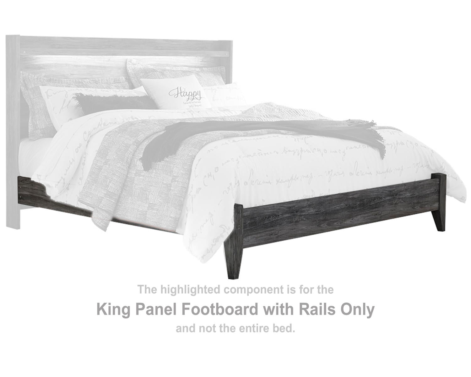 Baystorm King Panel Footboard with Rails