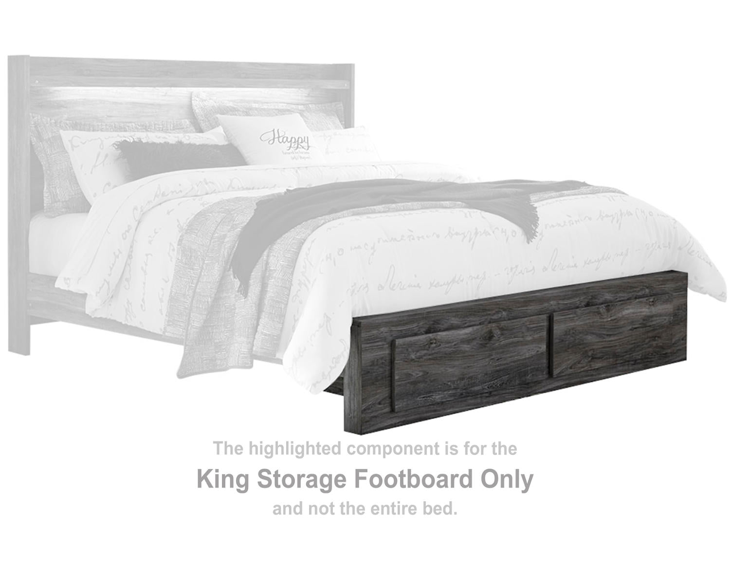 Baystorm King Storage Footboard