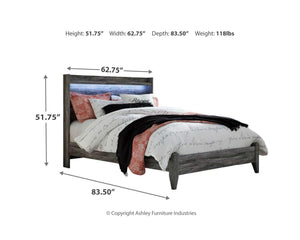 Baystorm Queen Panel Bed, Dresser, Mirror and Nightstand