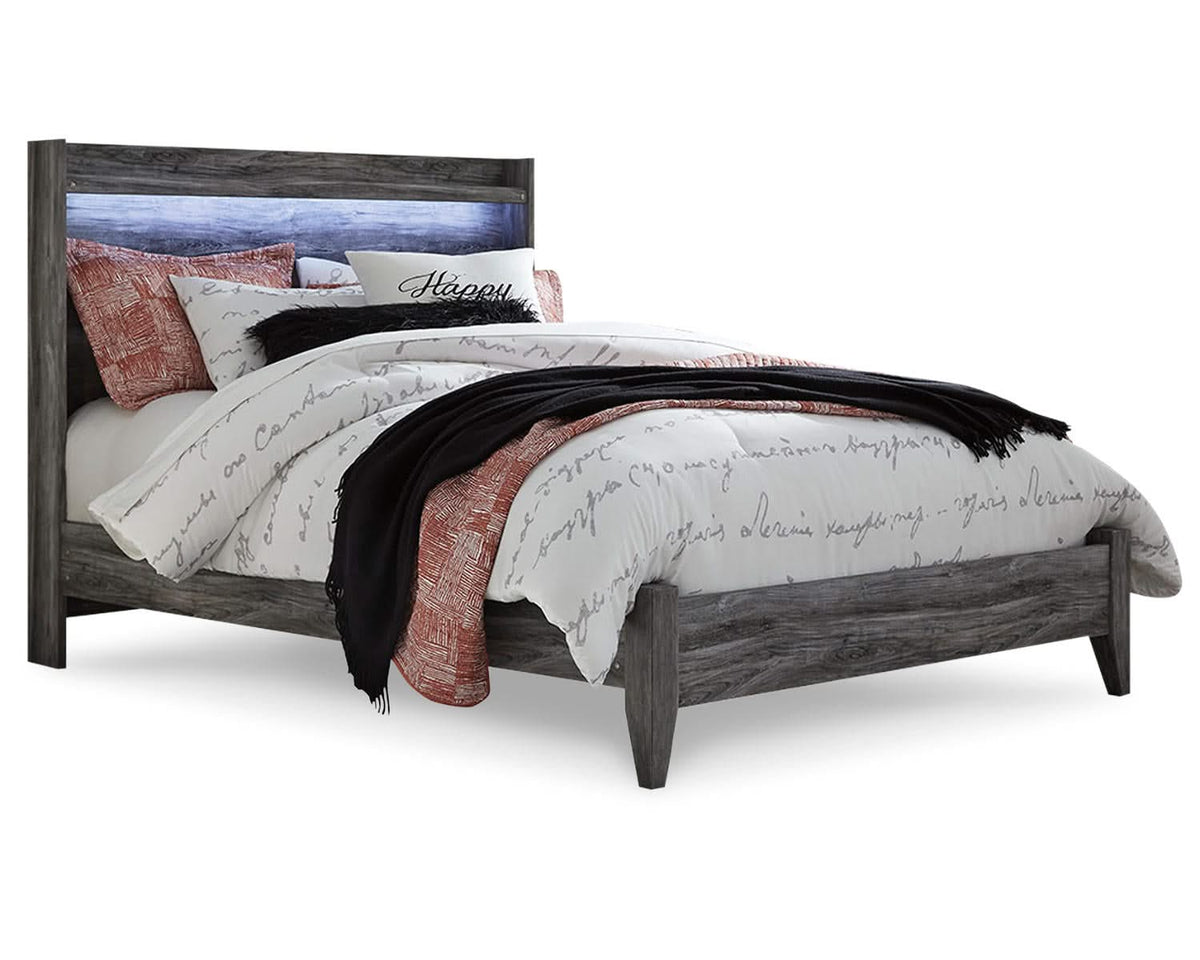 Baystorm Queen Panel Bed, Dresser, Mirror and Nightstand
