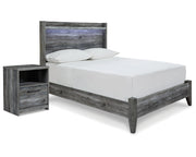 Baystorm Full Panel Bed and Nightstand