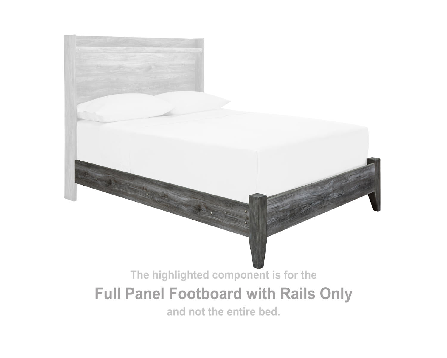 Baystorm Full Panel Footboard with Rails