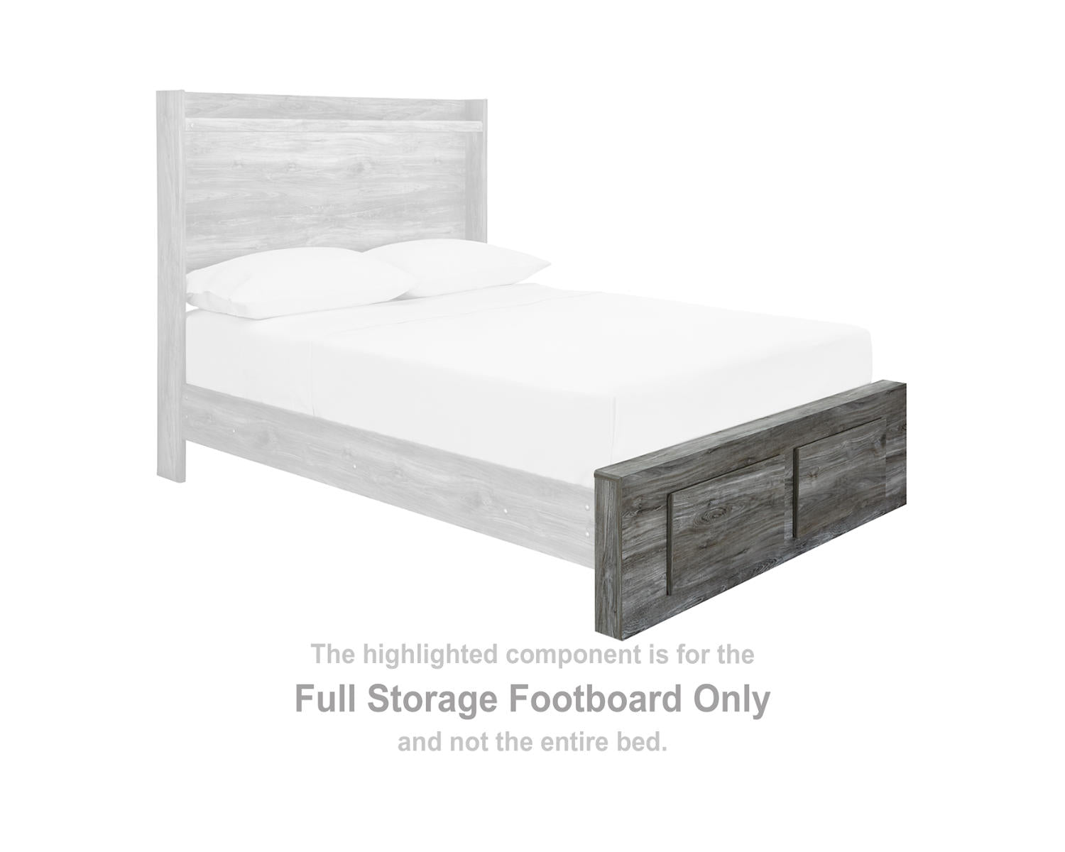 Baystorm Full Storage Footboard