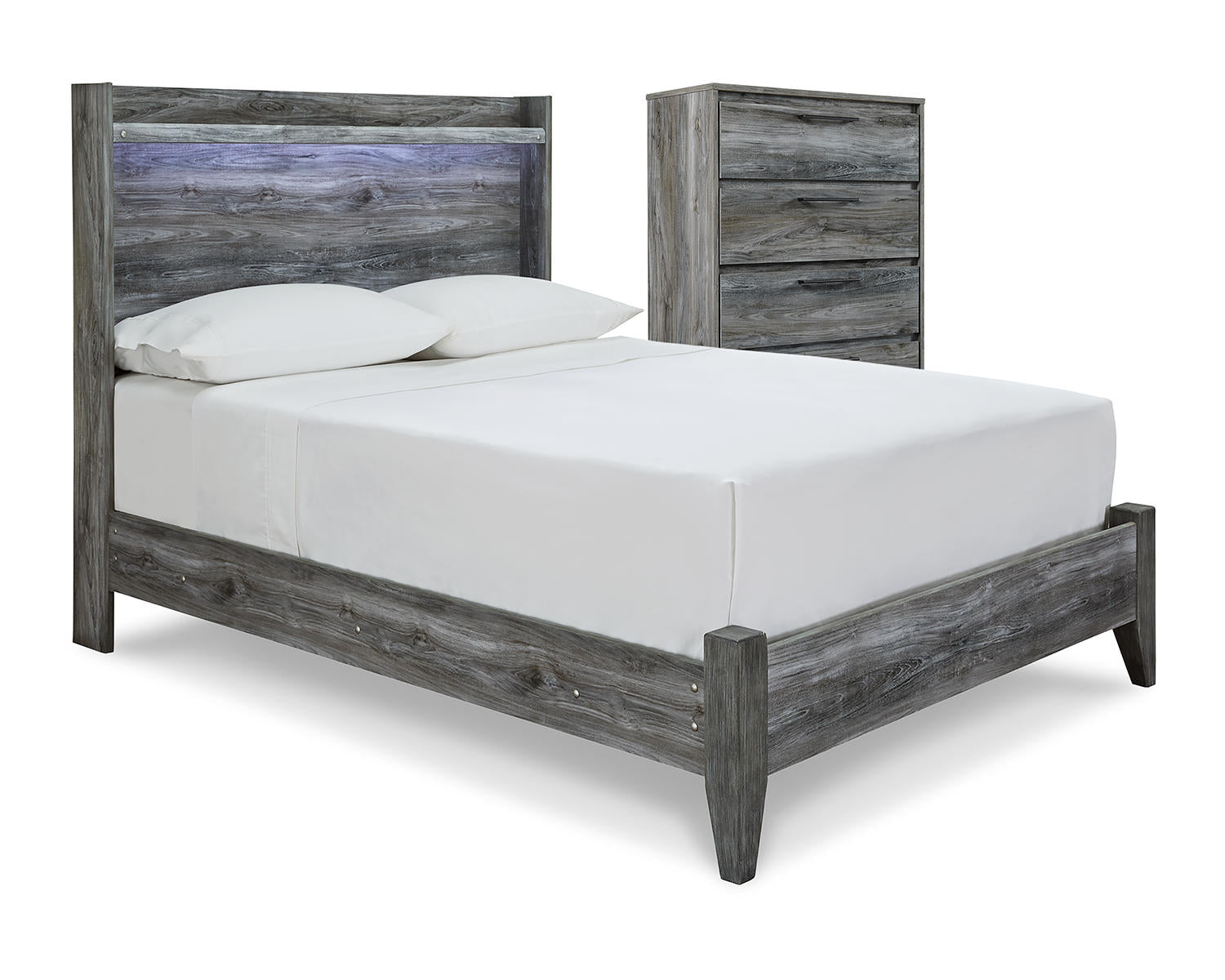 Baystorm Full Panel Bed and Chest