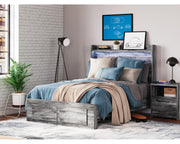 Baystorm Full Panel Bed with 2 Storage Drawers