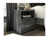 Cabecero de cama Baystorm Twin Panel, tocador, espejo y mesita de noche