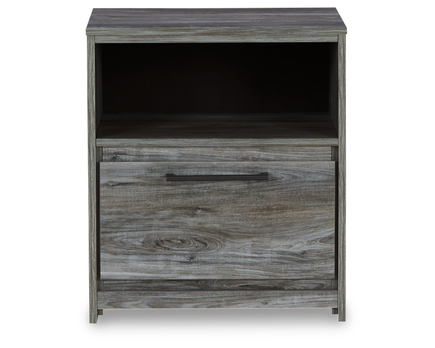 Baystorm King Panel Storage Bed and 2 Nightstands