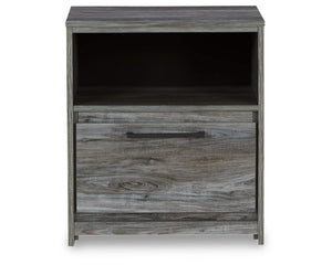 Baystorm Full Storage Bed, Dresser, Mirror and Nightstand