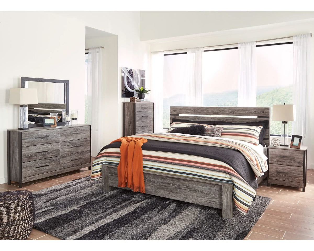 Cama King con paneles Cazenfeld