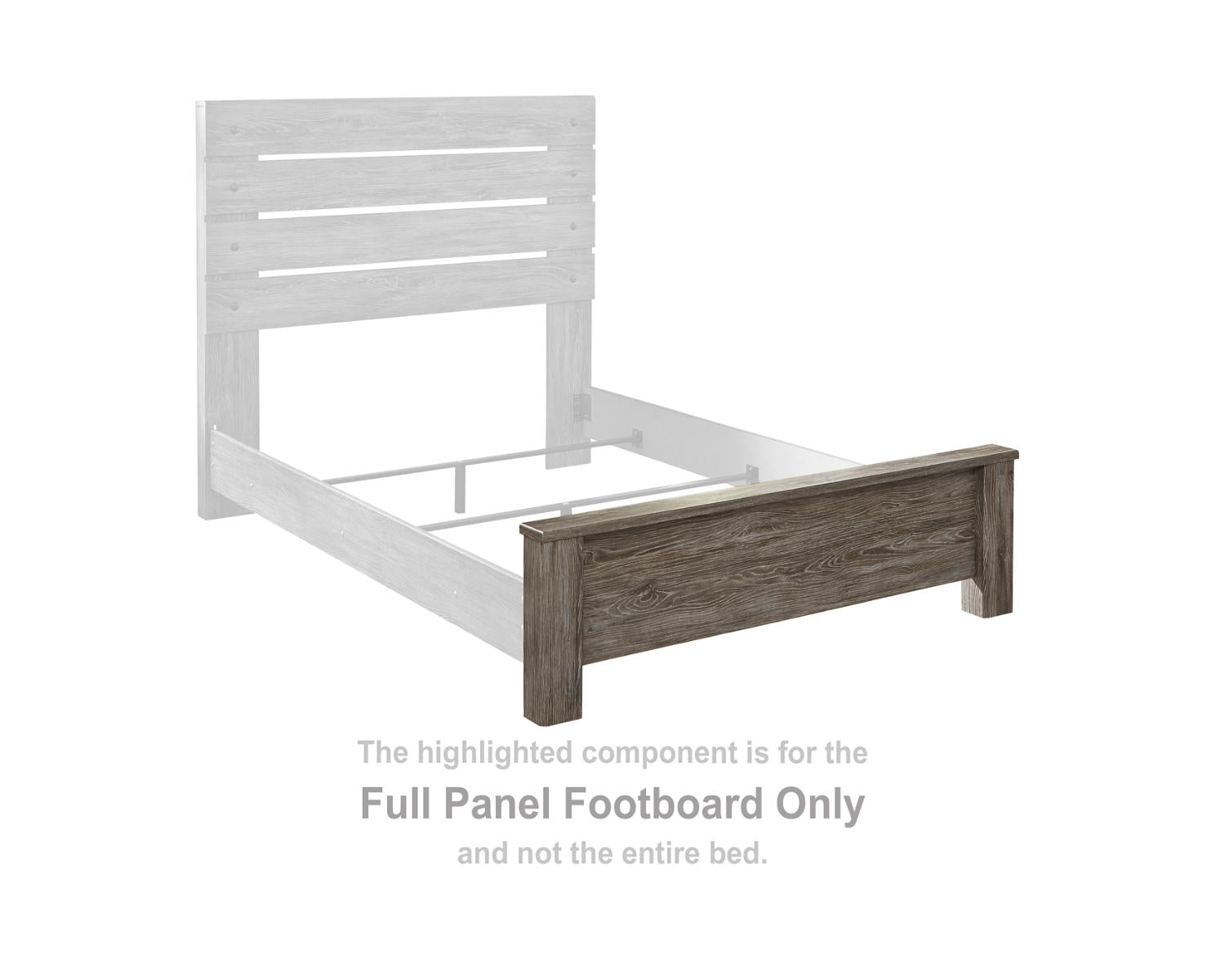 Cazenfeld Full Panel Footboard