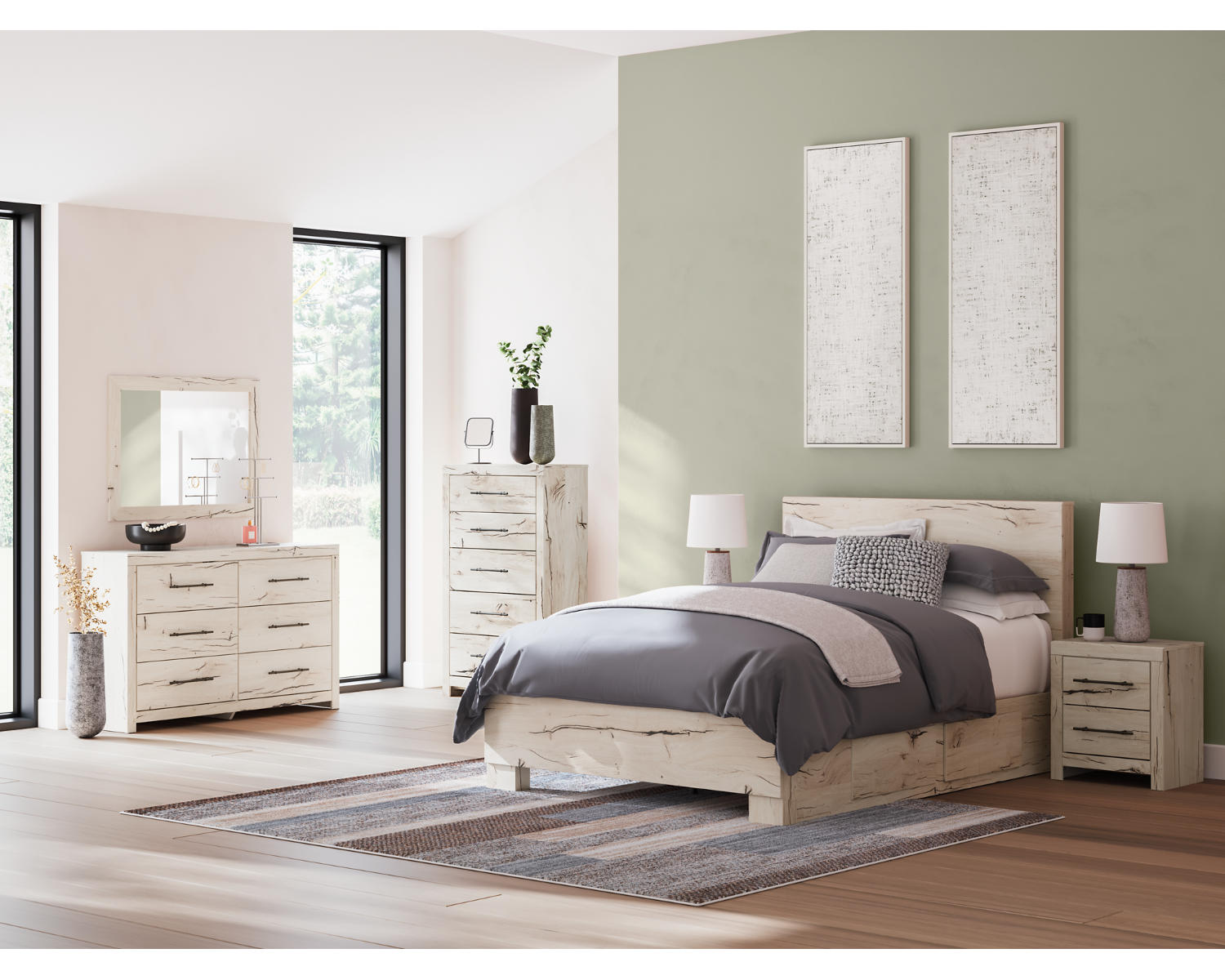 Lawroy Queen Panel Bed with Storage