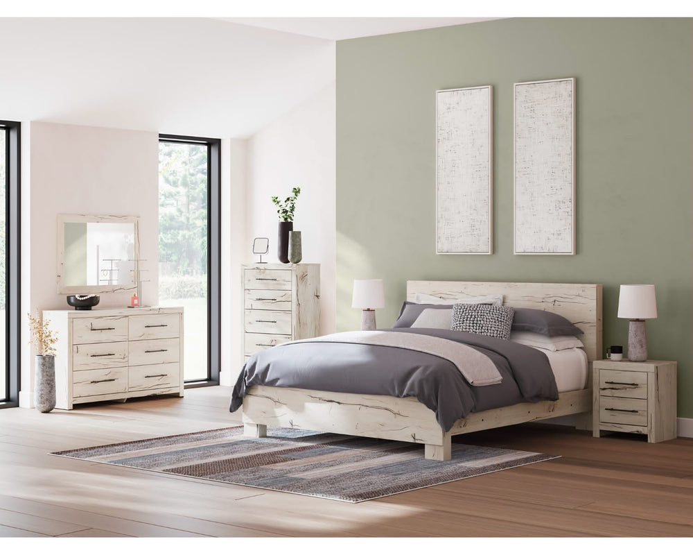 Cama con paneles Lawroy King