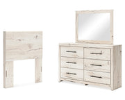 Lawroy Twin Panel Headboard, Dresser and Mirror
