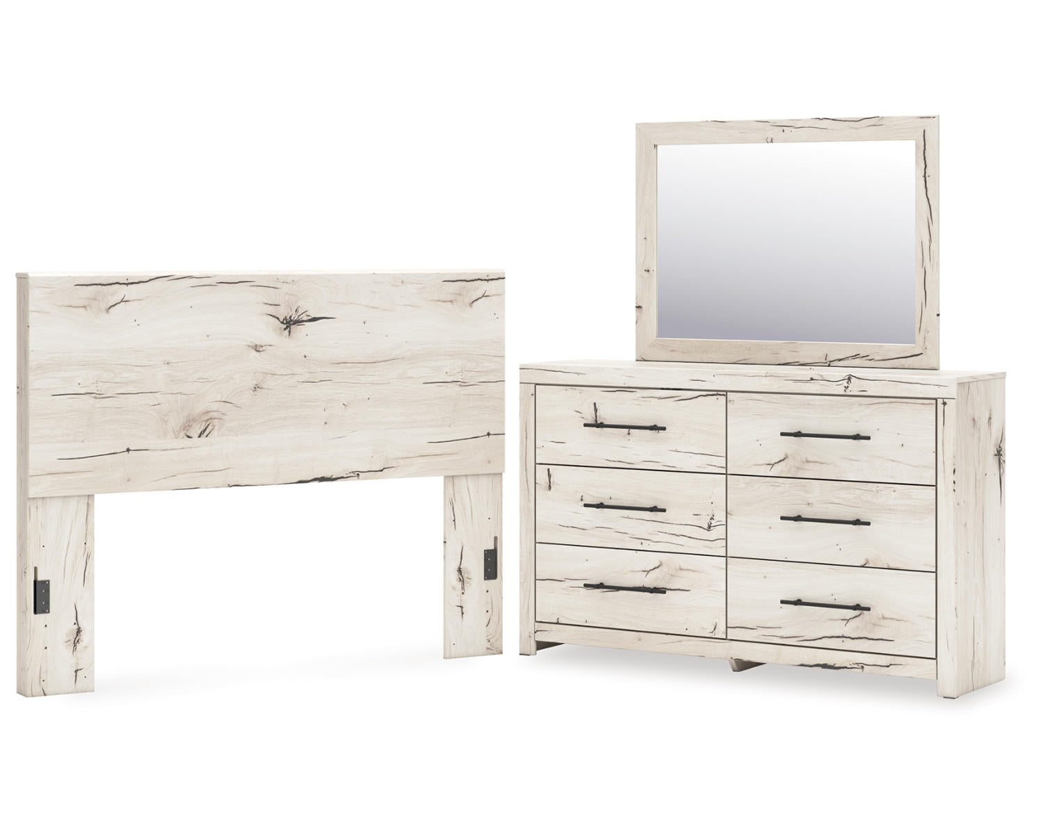 Lawroy Queen Panel Headboard, Dresser and Mirror